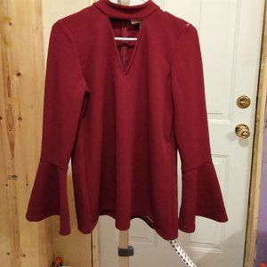 MICHEAL KORS LONG FLARE SLEEVE MINI DRESS... NWOT